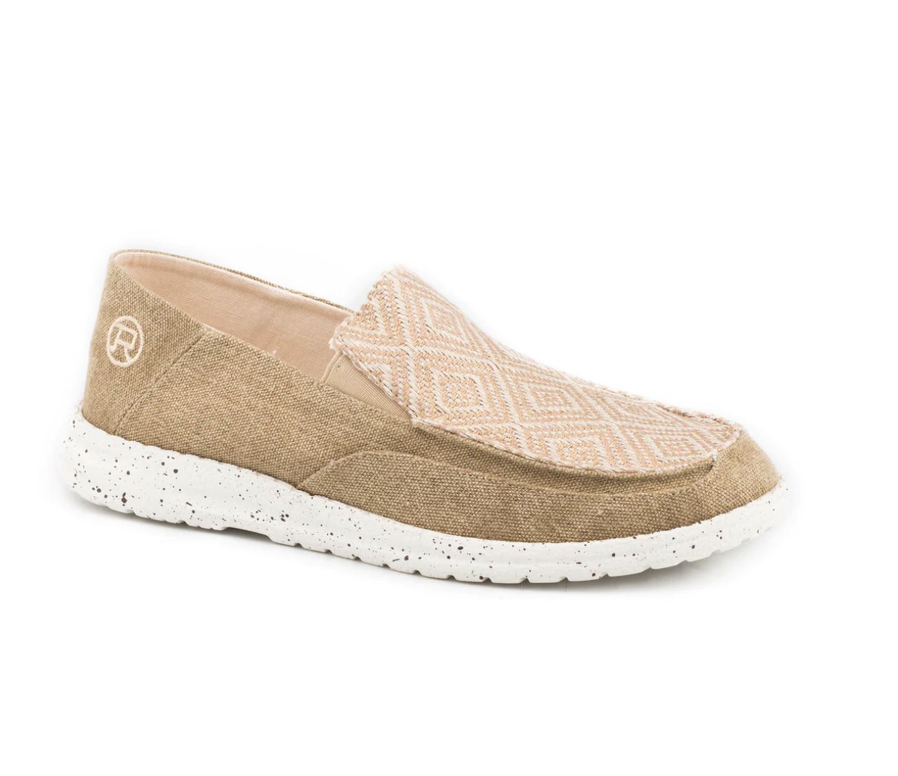 09-021-1794-2977 Roper Women's Hang Loose Slip On Tan