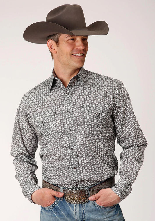 03-001-0064-0365 Roper Men's West Made Collection LS Shirt