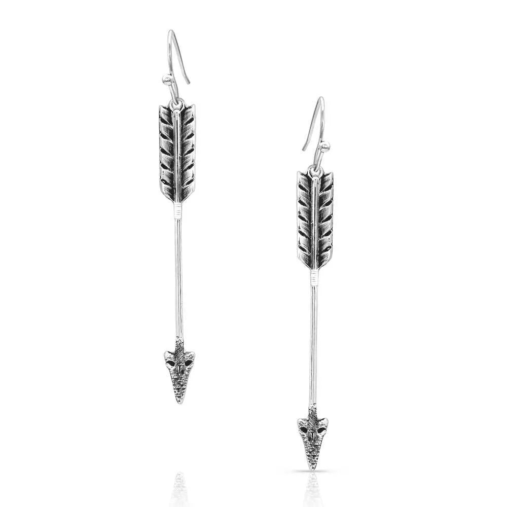 ER4885 Montana Silversmiths Arrow Earrings