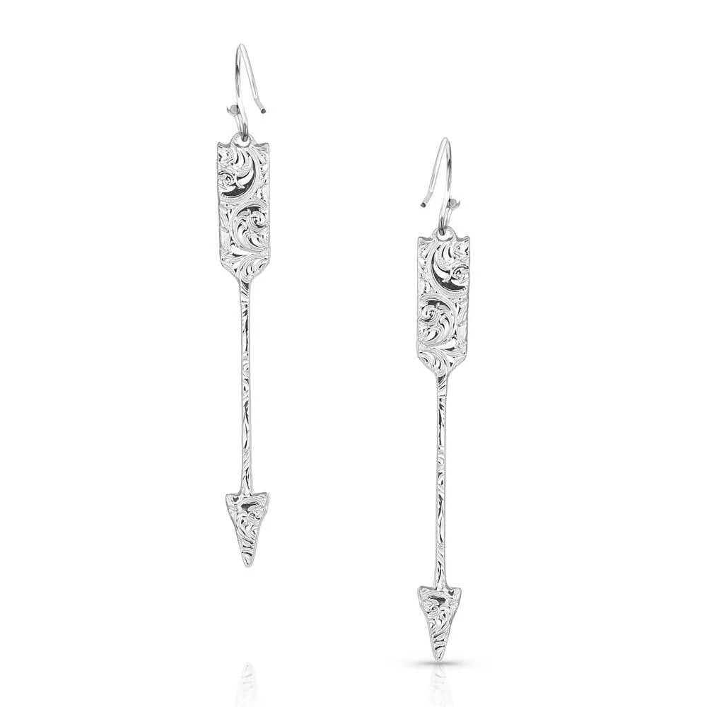 ER4885 Montana Silversmiths Arrow Earrings