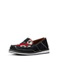 10033939 Ariat Women's Cruiser Black Suede Black/ Red Aztec Print