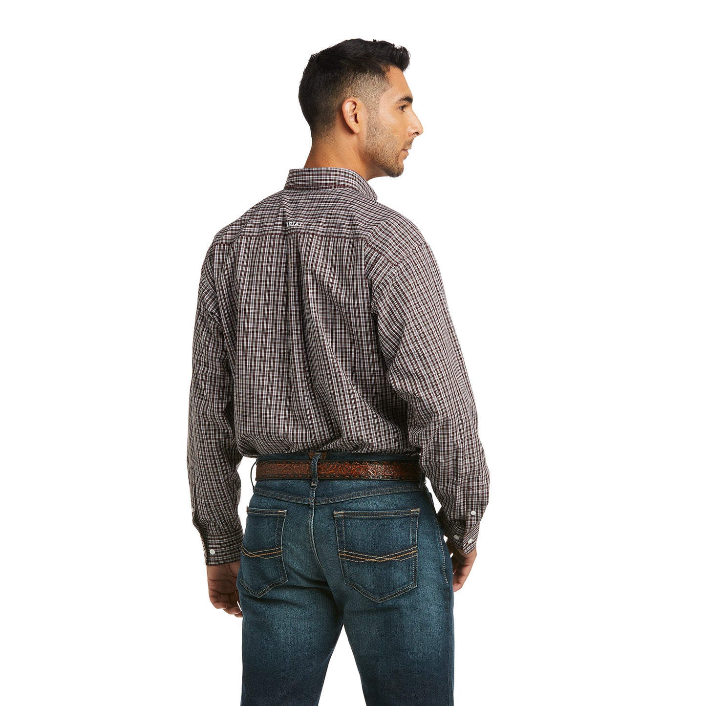 10036923 Ariat Men's Wrinkle Free Osmar Classic LS Shirt Royal Seal