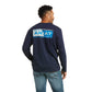 10037022 Ariat Men's Split Tee Navy