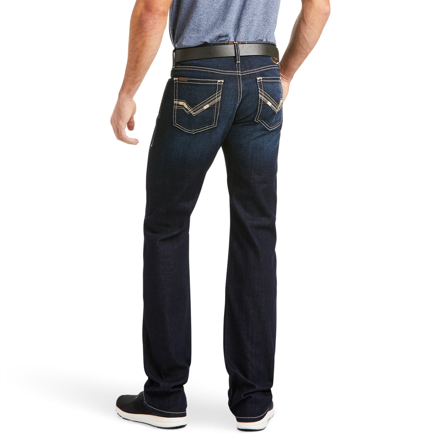 10037964 Ariat Men's M7 Rocker Straight Leg Strecth Fairbanks Wyland 36' Leg