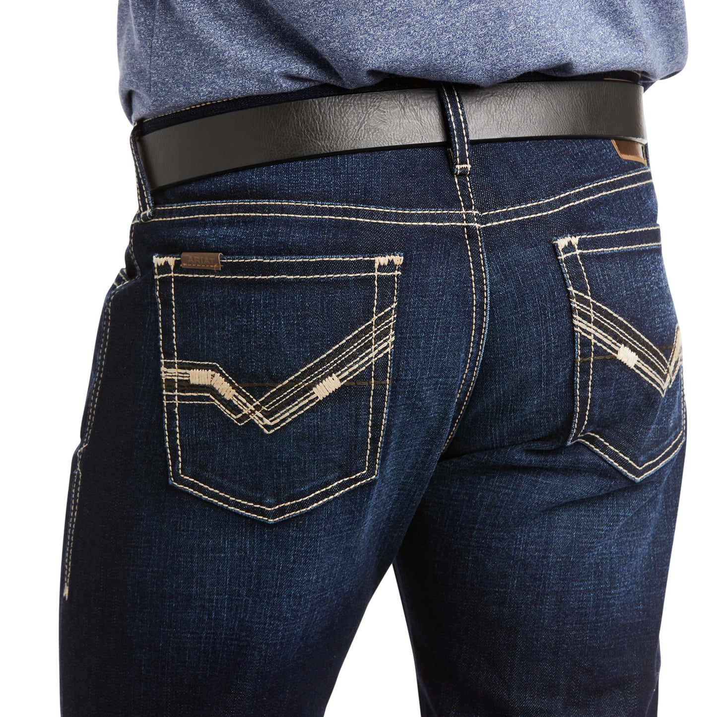 10037964 Ariat Men's M7 Rocker Straight Leg Strecth Fairbanks Wyland 36' Leg