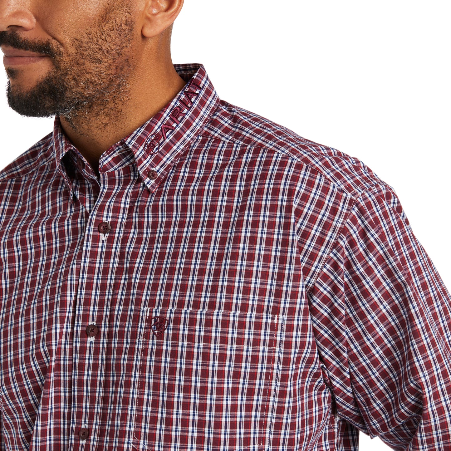 10038082 Ariat Men's Pro Team Waylen Classic LS Shirt