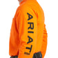 10037643 Ariat Men's Rebar Cotton Strong Graphic LS Tee Safety Orange