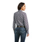 10037403 Ariat Women's Kirby Stretch LS Shirt Navy
