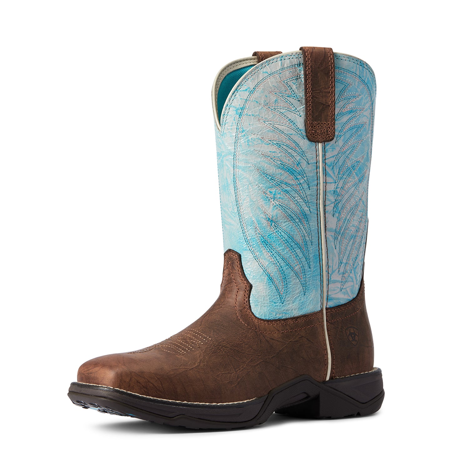 10038331 Ariat Women's Anthem 2.0 Cracked Mahogany/Ombre Blue