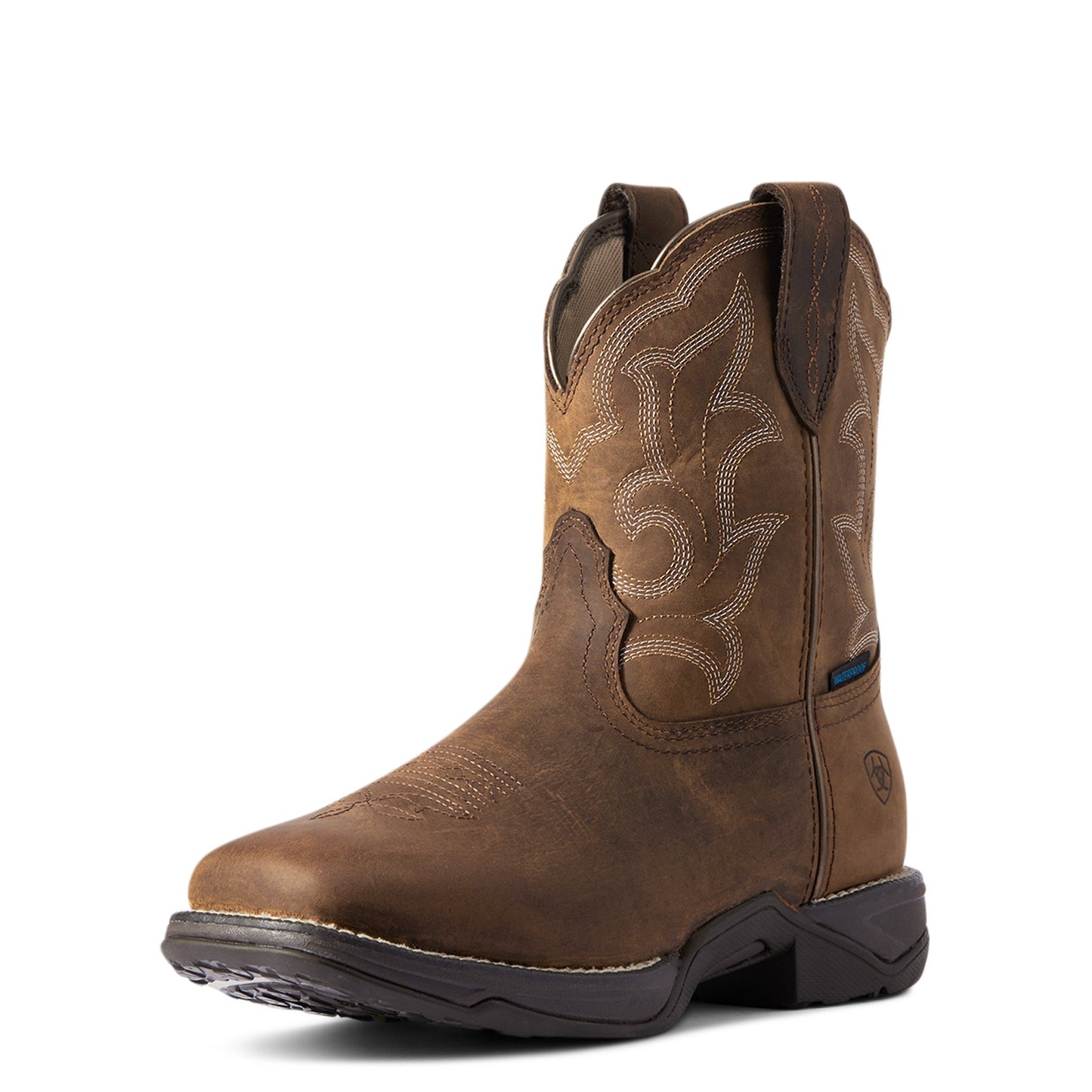 10038428 Ariat Women's Anthem Shortie II H20 Distressed Brown