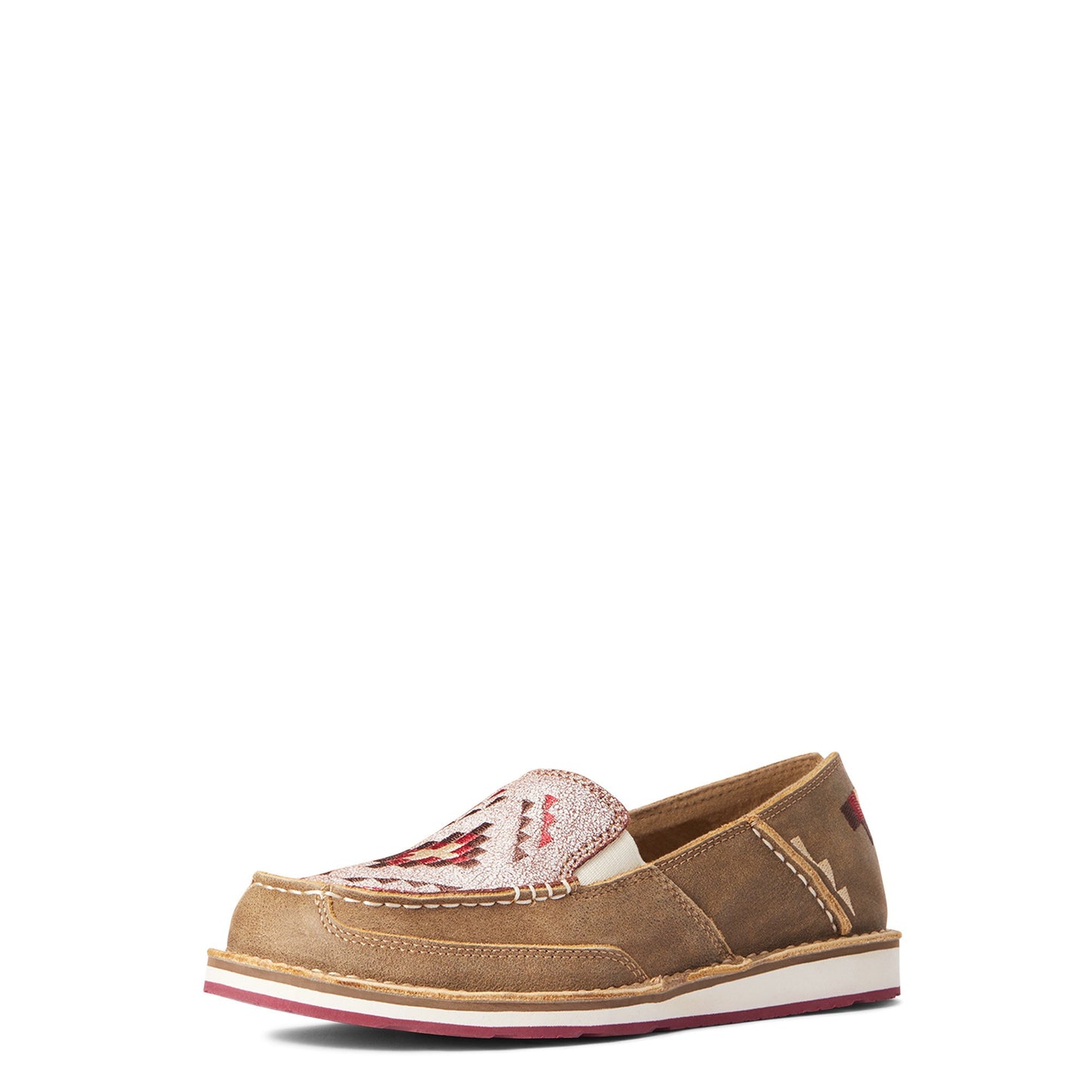 10038485 Ariat Womens Cruiser Deco Brown/Crackled White