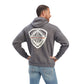 10041717 Ariat Men's Southwest Shield Sweatshirt Black heather