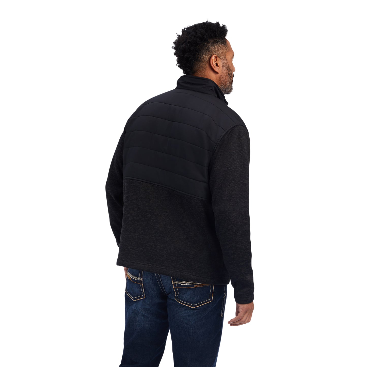 10041736 Ariat Caldwell Reinforced Snap sweater Charcoal