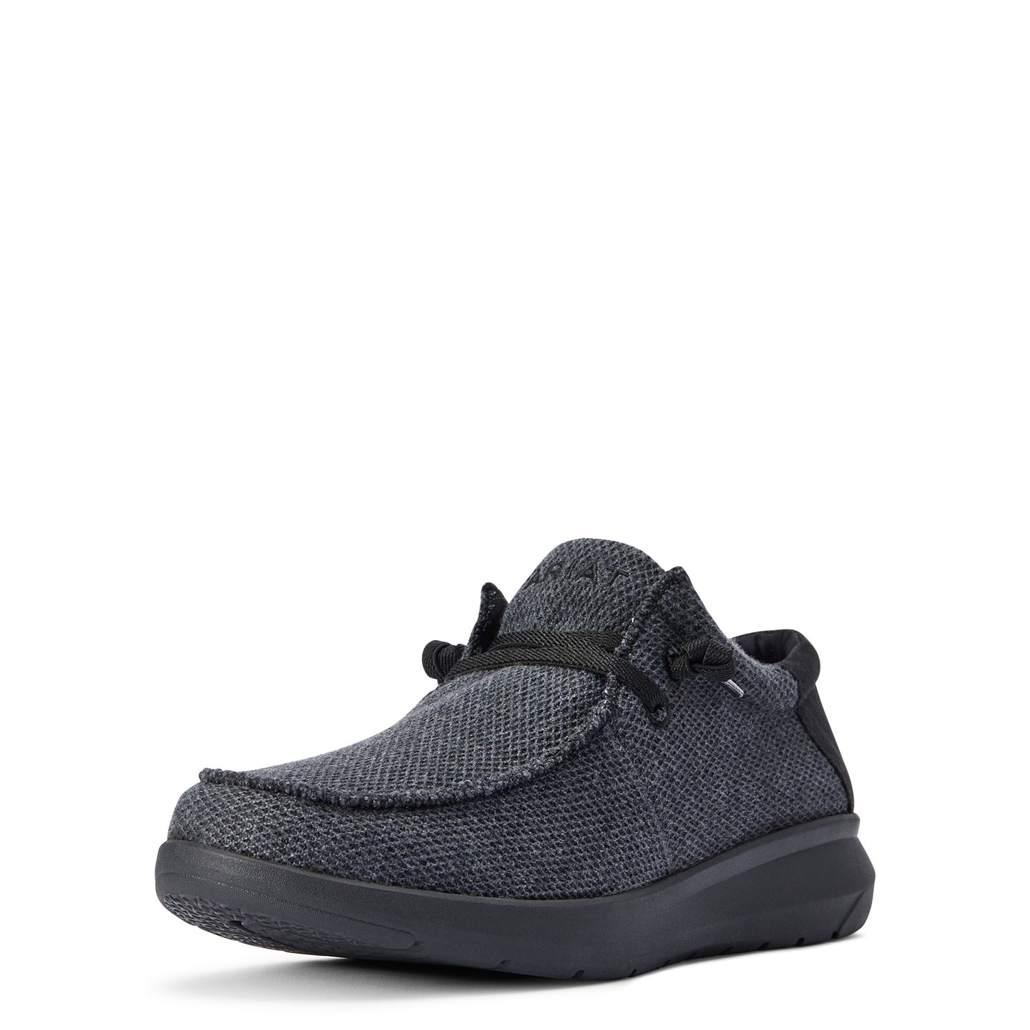 10042504 Ariat Men's Hilo Stretch Lace Heathered Smoke/Black
