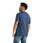10042642 Ariat Mns Script Tee Navy