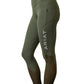 10041202 Ariat Wms Eos Knee Patch Tight Beetle/Forest Mist