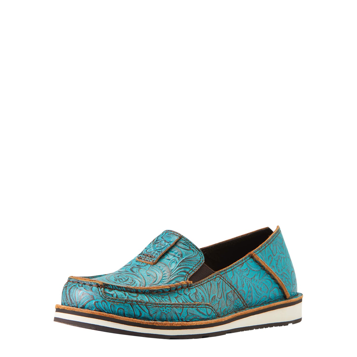 10042526 Ariat Wmns Turquoise Floral Cruiser