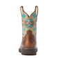 10042576 Ariat Wmns Anthem Shortie Turquoise Aztec Boots