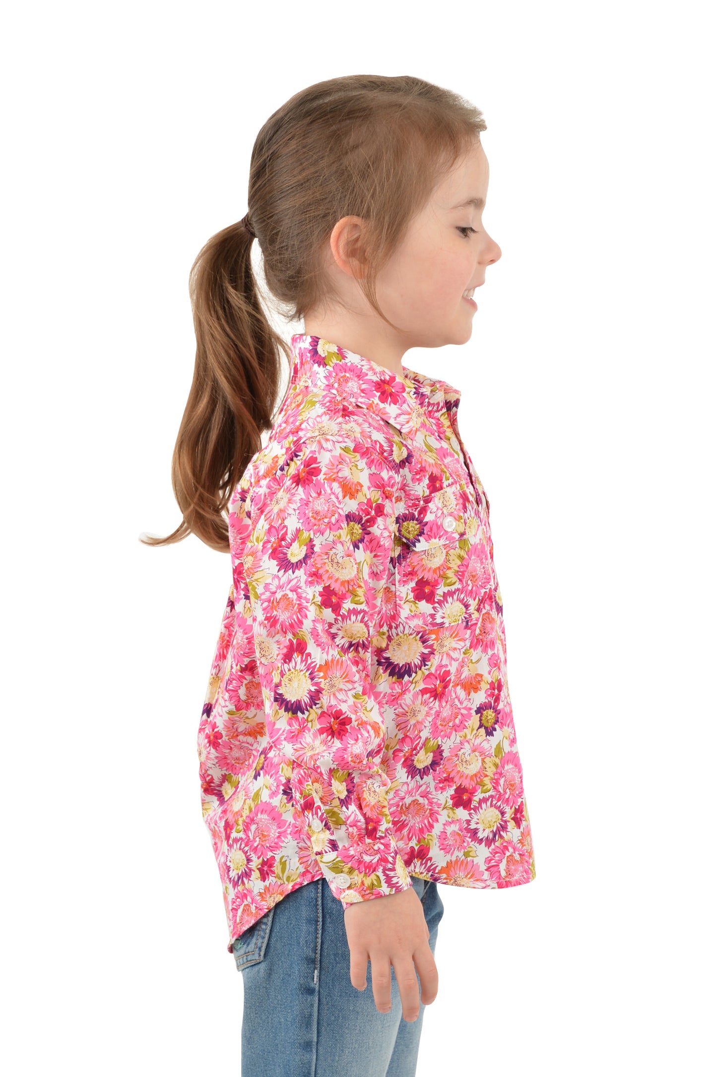 H3W7101169 Kids Belle 1/2 Placket Shirt