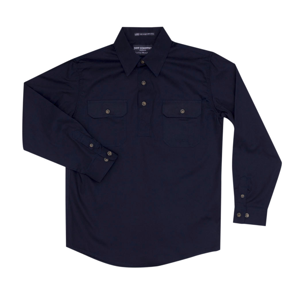 10101NVY Just Country Men's Cameron Work shirt Navy