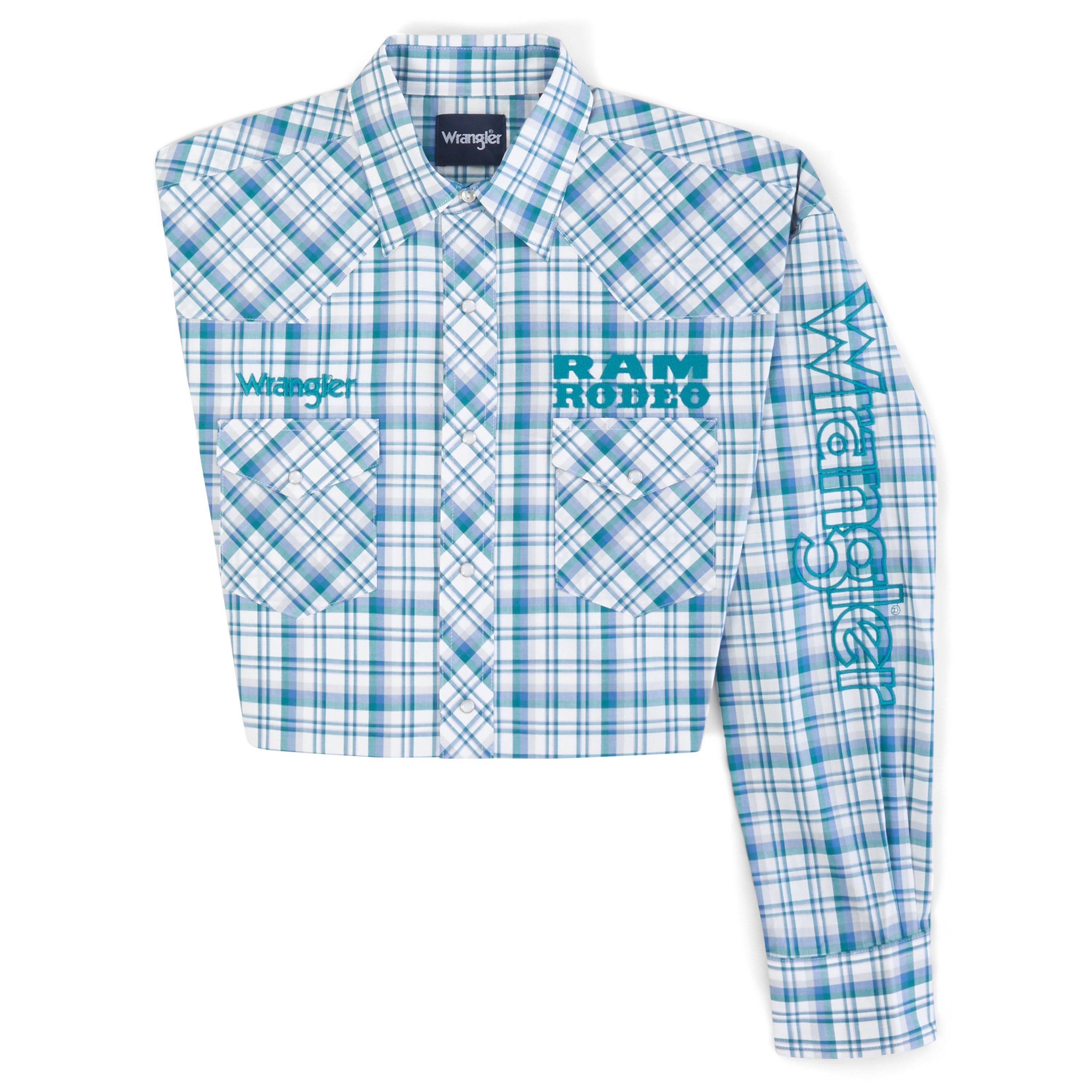 Wrangler ram hot sale rodeo shirt