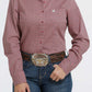 MSW9164178PNK Cinch Women's Pink Button Down LS Shirt