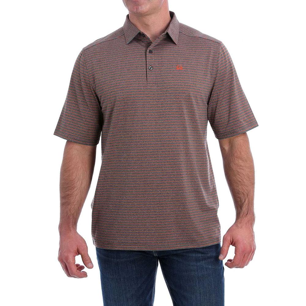 MTK1865008HCH Cinch Men's Arena Flex Polo Orange