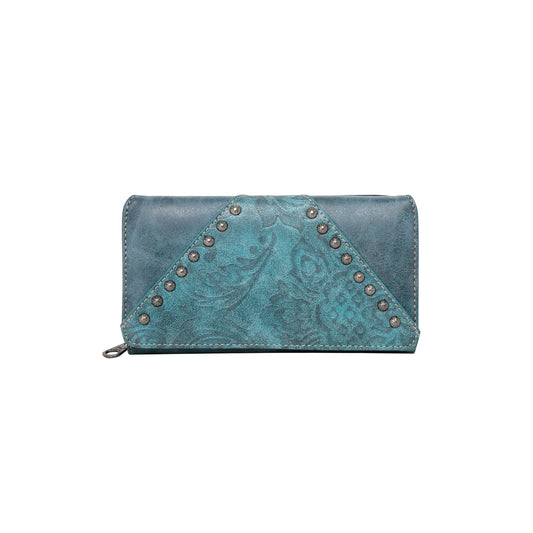 MW785-W010TQ Montana West Tooled Collection Purse Turquoise