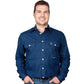 MWLS2202 Just Country Men's Austin Shirt Navy