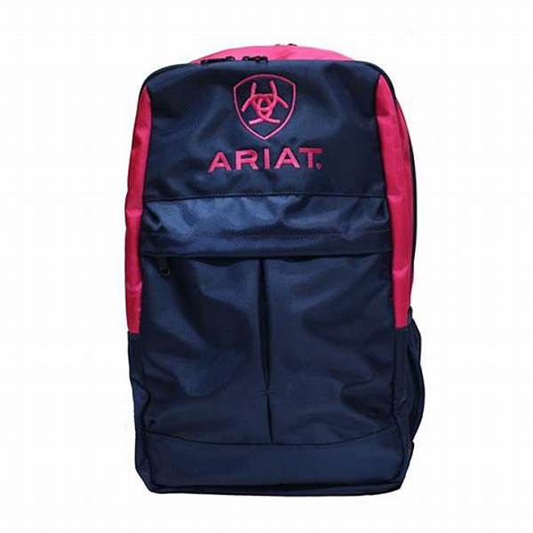 4-400PK Ariat Backpack Pink/Navy