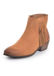 P0W28356 WOMENS TASSEL ANKLE BOOTS