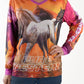 P1S2504621 Pure Western Women's Sunset Ride L/S