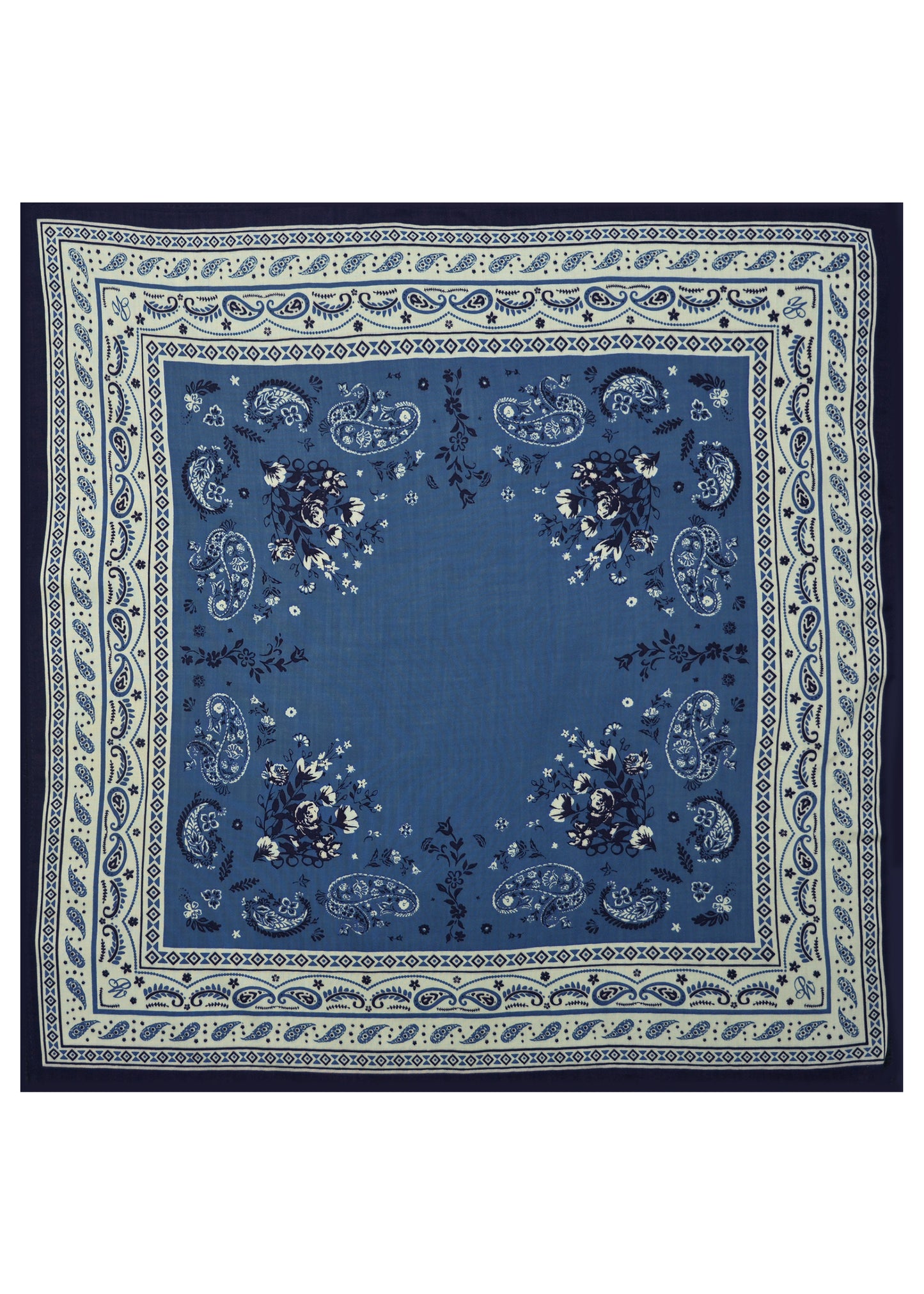 P1W2979BAN Pure Western Tony Bandana Navy