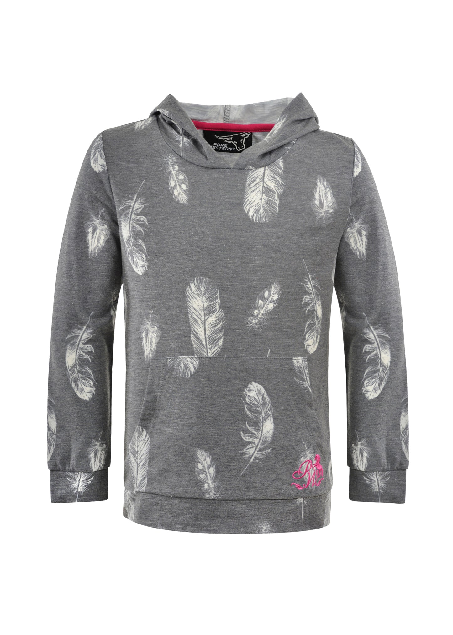 P1W5515428 Pure Western Girls Tina Hooded Tee