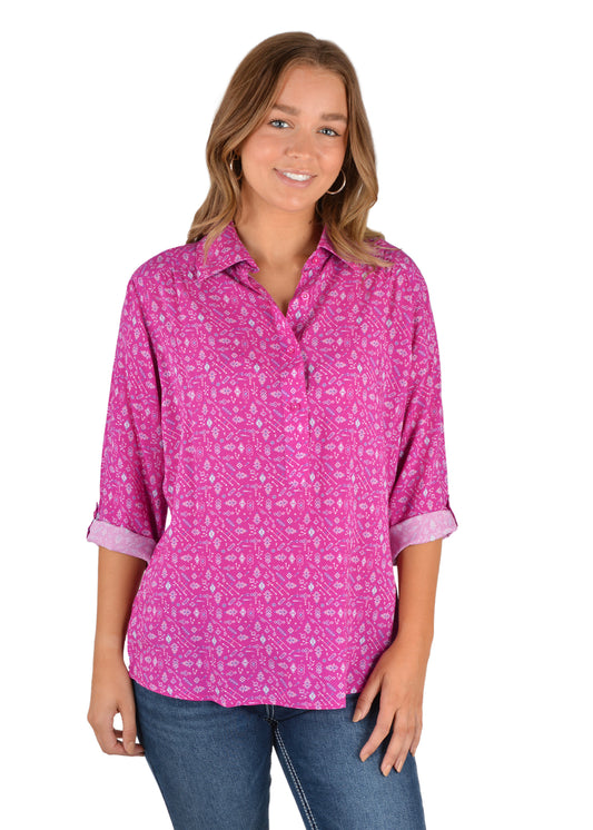 P2S2131628 Callie Wmns 3/4 Sleeve Shirt