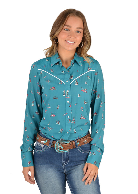 P2S2137632 Becca Wmns Western L/S Shirt