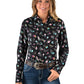 P2W2126550 Pure Western Women's Ellie LS Print Shirt