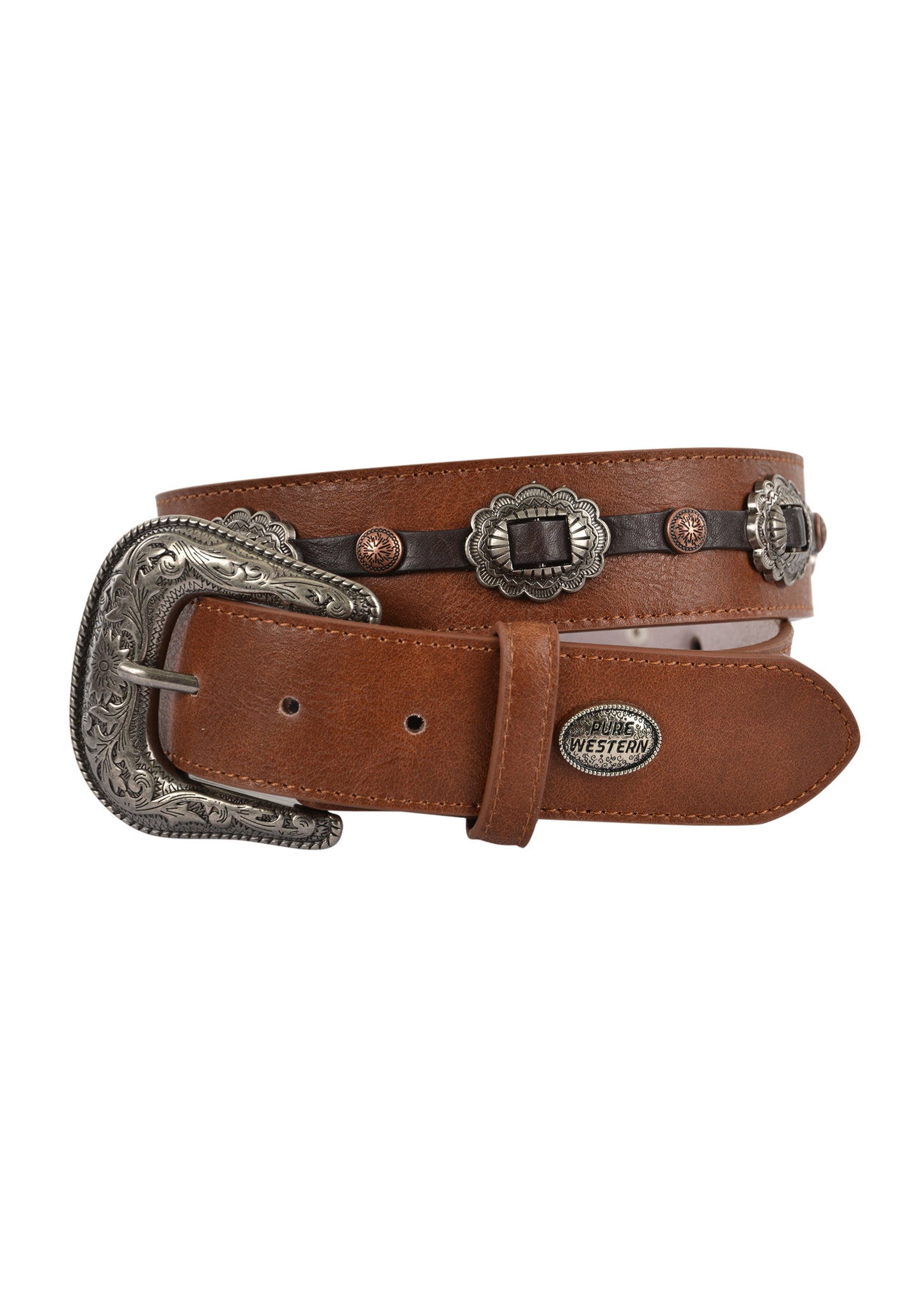 P2W2929BLT Pure Western Rosa Belt