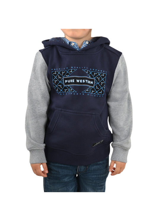 P2W3510523 Pure Western Boys Oakville Pullover Hoodie