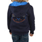 P2W3710522 Pure Western Boys McQuarie Zip Hoodie Navy