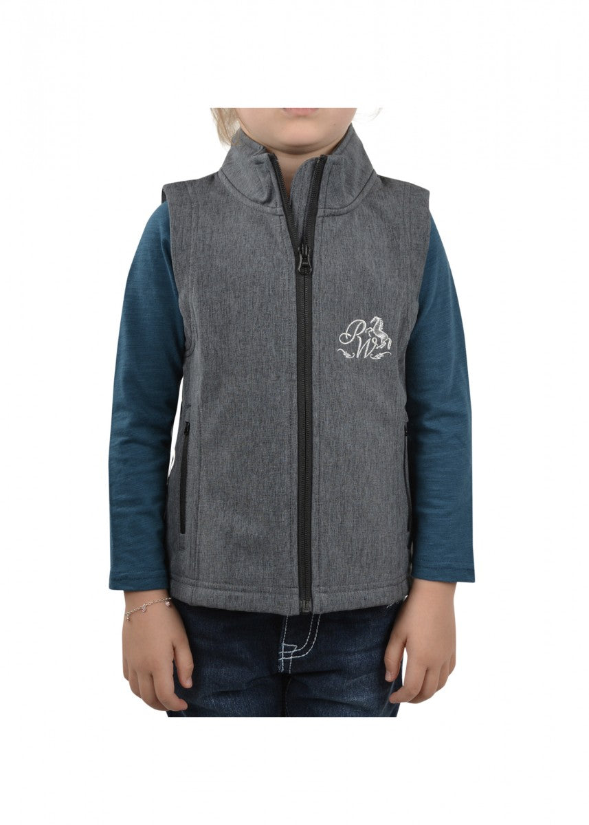 P2W5603556 Pure Western girls Shirley Soft Shell Vest