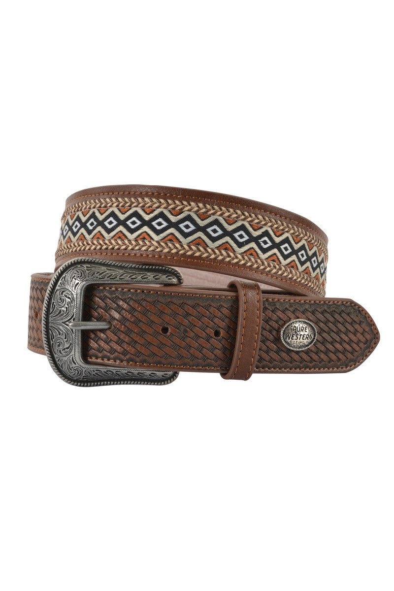 P3W1975BLT Pure Western Lockhart belt