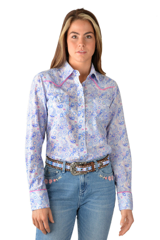 P3W2127712 Pure Western Women's Willow LS Shirt