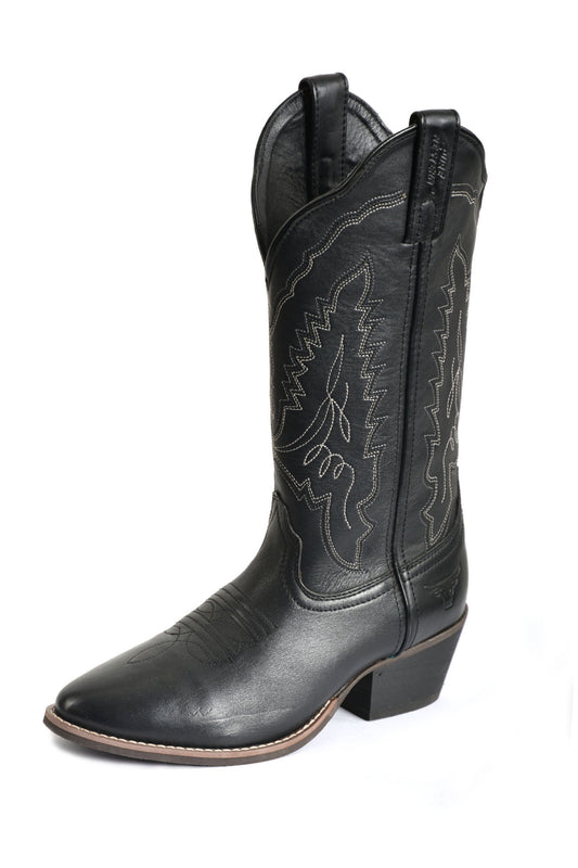 P4W28428 Pure Western Wmns Black Casey Boots