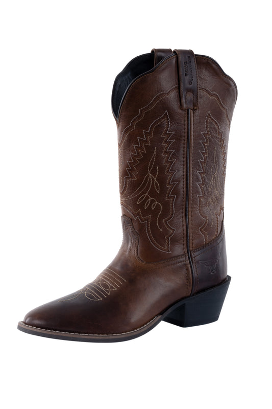 P4W28428 Pure Western Wmns Aged Bark Casey Boots