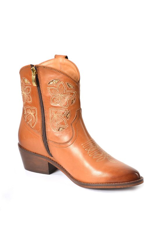 P3W28430 Pure Western Wmns Clay Jesse Boot