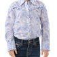 P3W5103712 Pure Western Girls Willow LS Shirt