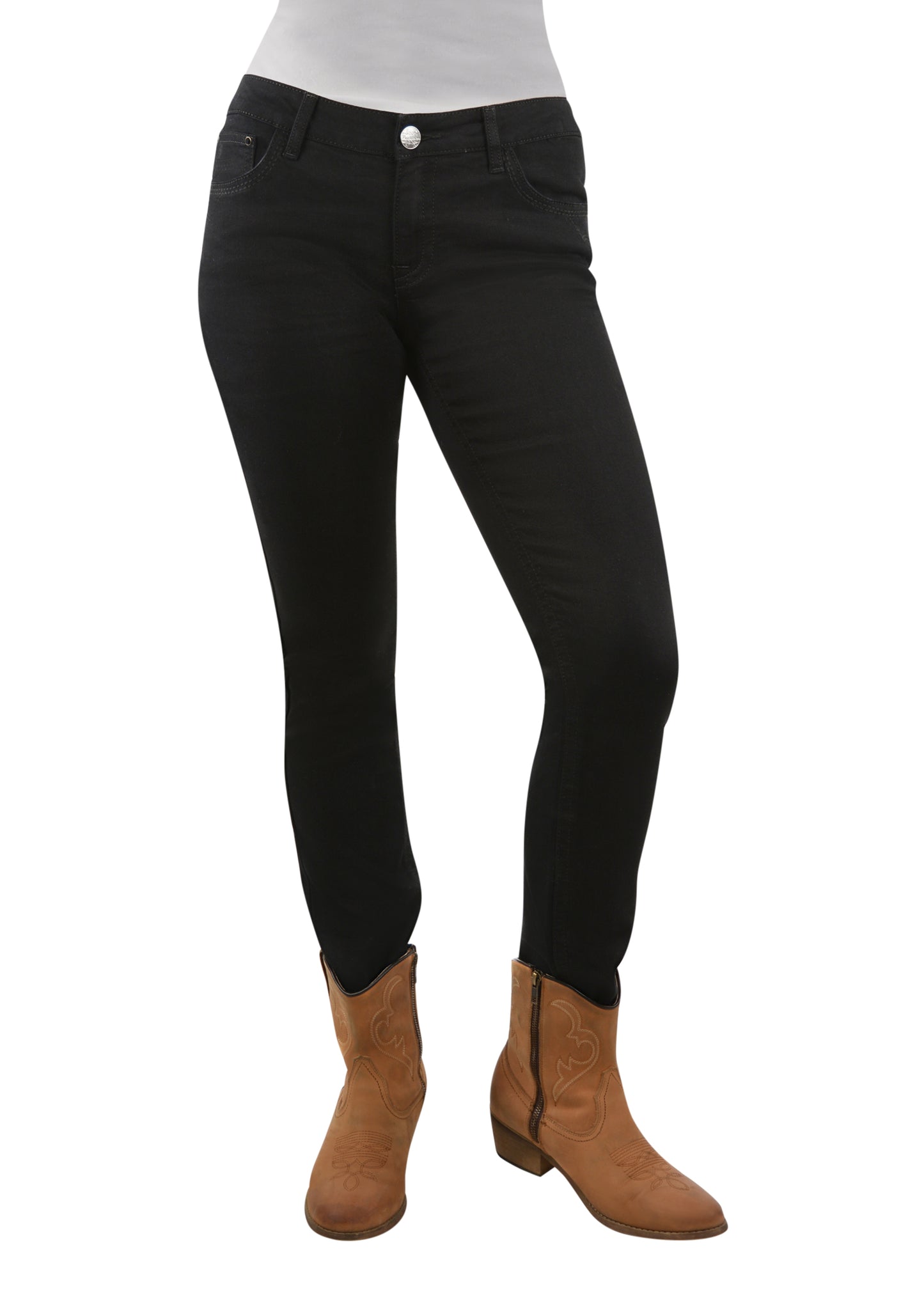 PCP2201577 Pure Western Women's Joan Skinny Black