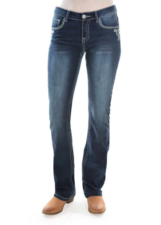 PCP2208315  Pure Western Women's Rosie Boot cut Jean 34'