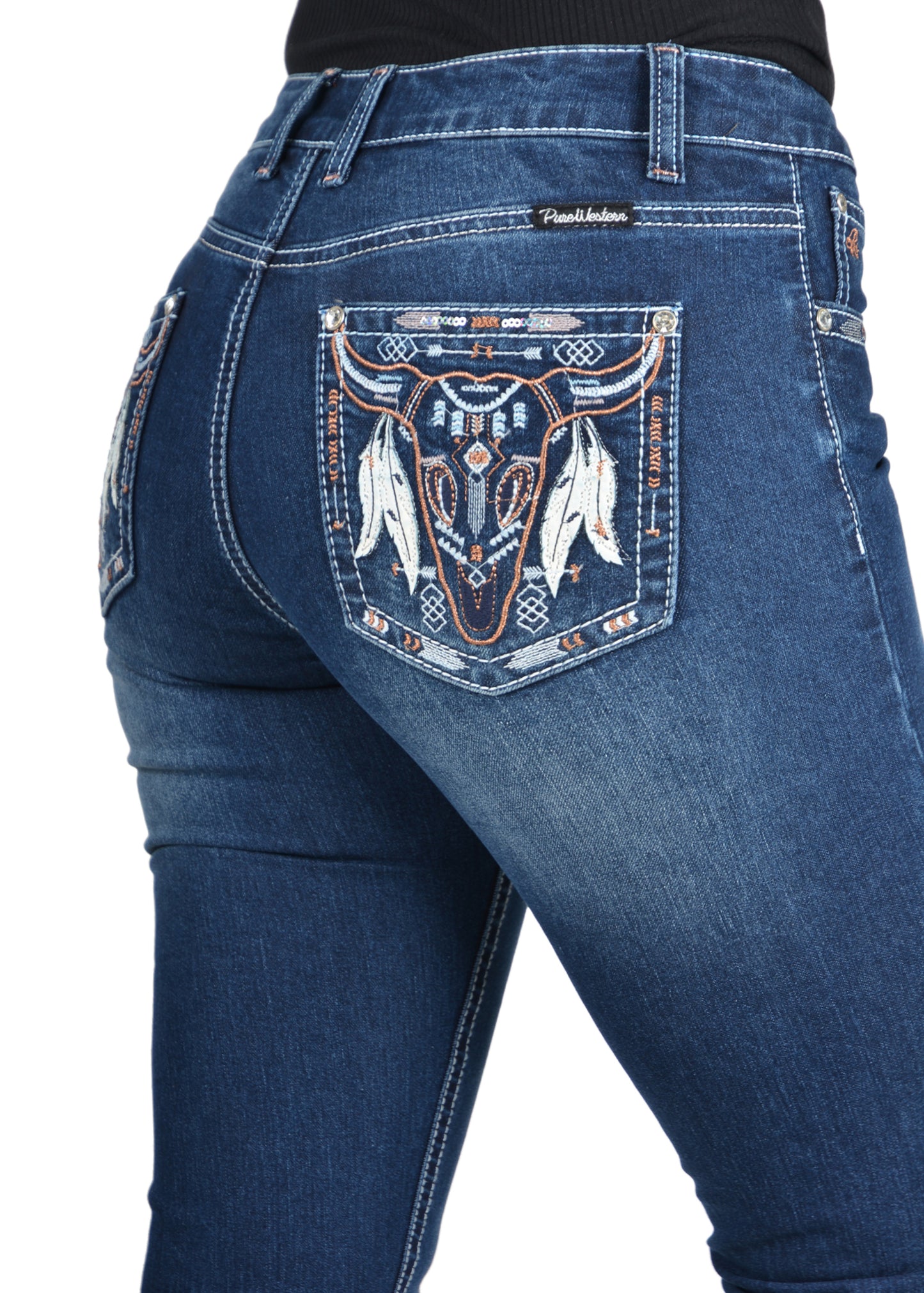 PCP2210654 Pure Western Women's Bettina Relaxed Rider Jean